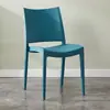 Silla de Plástico Estilo Nórdico Engrosada Moda Creativa Silla de Escritorio Silla con Respaldo para Adultos Hogareña Celebridad de Internet Moderna Simple Silla de Comedor