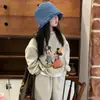 Novo Conjunto de Moletom Infantil Outono 2026 Esportivo Casual Meninos e Meninas Calça de Moletom Cartoon Conjunto de Duas Peças para Bebês