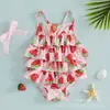 26 Nuevo Traje de Baño para Niña Nuevo Pastel de Bebé Arco Iris Una Pieza 6m (Mes)-4 años (Años) Traje de baño Niñas