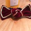 Presilha de Cabelo Laço de Veludo Dourado Retrô Francês Mulheres Atacado Grampo de Cabelo Temperamento Elástico de Cabelo Vermelho da Internet Parte de Trás da Cabeça Scrunchie Acessórios de Cabelo