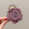2025 Nuevo Clip de Tiburón de Malla Floral de Gama Alta para Mujeres Elegante Pinza para Moño de Pelo Parte Trasera de la Cabeza Pinza para el Cabello Accesorio para el Cabello Pinza