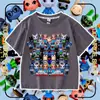 Ropa de mercancía del nuevo juego Animal Hospital, camisetas de manga corta para niños, tops de manga media, modernos