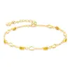 Amazon Hermoso Brazalete Geométrico de Circonia Brazalete Personalizado de Piedra de Nacimiento Joyería de Moda Regalo de Cumpleaños para Niñas Venta al por Mayor