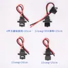 6 tomadas quadradas para veículos elétricos, porta de carregamento de bateria, plugues macho e fêmea espessados, tipo pino para bateria de lítio, tipo T, tomada de alta potência