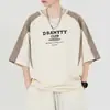 Camiseta de Manga Corta para Hombre Estilo Nuevo de Verano, Camiseta de Manga Corta Holgada y de Moda para Hombre, Camiseta Casual para Hombre, Top de Manga Corta para Hombre