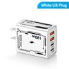 Cargador de teléfono móvil tipo C con superficie de arena, 2A, 2USB, 2PD, cabezal de carga de viaje multiinterfaz, venta al por mayor transfronteriza, nuevo