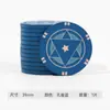 Fichas Cerámicas de Texas Hold'Em de 39mm Nueva Tarjeta de Puntuación para Sala de Ajedrez y Cartas con Valor Facial y Sin Fichas Diseño de Grado Profesional Color
