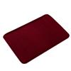 Fabricantes transfronterizos en stock alfombrilla de suelo de forro polar de coral acolchada a rayas para puerta de baño alfombrilla de suelo absorbente alfombrilla antideslizante para baño
