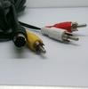 Especializando-se na Produção de Cabo de Vídeo S-Video para Sinal Analógico RCA Minidin 10P para Adaptador de Cabo 3Rca