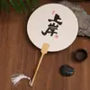 Kit de Pintura DIY con Texto, Adecuado para Puestos Callejeros y Mercados Nocturnos, Incluye Materiales para Abanico Redondo de Pintura a Tinta sobre Papel de Arroz, Hecho a Mano al por Mayor