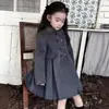 Abrigo de Lana Doble Cara Estilo Coreano para Niñas, Abrigo para Bebés, Talla 26, Nueva Chaqueta de Lana Elegante para Niños de Primavera y Otoño