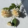 Brocado de imitação buquê flor artificial flor artificial decoração de flor buquê arranjo de flores de casamento planta atacado