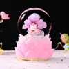 Caja de música de bola de cristal para niños, caja de música, bola de cristal, copo de nieve, princesa, niña, sueño, castillo, regalo de cumpleaños, venta al por mayor