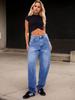Nova Moda Básica Feminina Primavera/Verão 2026 Estilo Casual Versátil Camiseta Slim Fit Cropped