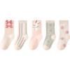 [Artículo Más Vendido] Calcetines para Niñas, Calcetines Deportivos de Dibujos Animados para Primavera y Otoño, Calcetines de Media Caña Transfronterizos para Estudiantes, Otoño e Invierno, Niñas de Edad Media y Mayores