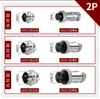 Enchufe de aviación GX12 conector GX16 conector GX20 2-3-4-5-6-7-8-9-10-12-15 pines macho y hembra