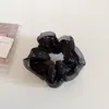 Elástico de Cabelo Elegante Estilo Coreano de Cetim Perolado com Strass para Mulheres, Prendedor de Cabelo de Alta Qualidade para Penteados de Coque