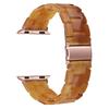 Resina Natural Adecuada para S11/12 Apple Iwatch345678910 Correa de Reloj Ultra Transparente de Tres Piezas
