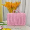 Caja de Regalo para Dama de Honor, Pequeños Regalos de Boda, Cesta de Mano de Mimbre para Boda, Set de Caja de Regalo de Té de Boda de Alta Gama, Dulces de Boda