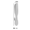 Cuchara para helado transfronteriza cuchillo para mantequilla de acero inoxidable 304 cuchara para condimentos cuchara para café cuchara para helado cuchara para postre tenedor para niños