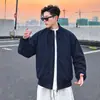 Chaqueta Bomber Corta de Calle Transfronteriza Béisbol Casual Deporte Moda Cuello Alto Versátil Ropa Exterior para Pareja