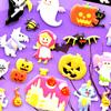 Pegatinas de Halloween para Niños Calabaza Bruja Hombre Lobo Pegatinas de Burbujas 3D Regalo para Niños Pequeños Bebé Pegatinas Decorativas Scrapbook