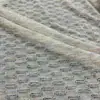 Tecido Jacquard Xadrez Gradiente de Algodão Colorido com Malha 140g para Lenços Femininos, Cardigãs Tricotados e Roupas de Manga Longa com Proteção Solar