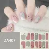 ZA - Adhesivo para uñas blanco sin hornear, totalmente impermeable, parche para decoración de uñas, sensación avanzada, simple, pegamento para esmalte de uñas al por mayor