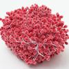 Cuentas Redondas de Vidrio Iridiscente Esmerilado, Cuentas de Polvo de Vidrio con Centros de Flor, Fabricante de Accesorios para Manualidades de Flores Artificiales