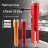 Chave multifuncional para pia de banheiro ferramenta de instalação de encanamento ferramenta doméstica para tubo de água torneira válvula angular reparo de pia desmontagem