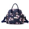 Nova bolsa de lona feminina 2025, bolsa portátil de ombro único, bolsa transversal dupla, bolsa de nylon oxford estampada da moda, bolsa para mães