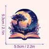 54 Adesivos de Grafite de Livro Mágico de Desenho Animado, Decoração Personalizada para Guitarra, Caderno, Mala, Adesivos Impermeáveis DIY