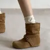 Botas de Salto Grosso Estilo Britânico Preto Femininas 2026 Nova Coleção Outono Versátil com Saias Aumenta Altura Emagrecimento Botas de Cano Curto Retrô