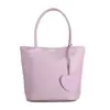 Nova Bolsa de Mão Personalizada Grande Capacidade Casual Feminina Simples para o Dia a Dia Cor Sólida Transversal Ombro de Mão Bolsa Saco
