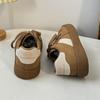 Zapatos de entrenamiento alemanes retro americanos para mujer, zapatos planos blancos de otoño 2024, zapatos casuales de tabla H1373