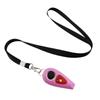 Clicker de Treinamento para Pets Novo Clicker Duas Cores Dois em Um + Apito Apito para Treinamento de Cães Clicker Duas Cores com Cordão