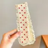 Fita Mágica Infantil Desenho Laço Renda Franja Patch para Meninas Pequenas, Fixador de Cabelo Amigo do Cabelo para Meninas
