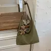2026 Nova Bolsa Versátil Moda Feminina Luxo Leve Bolsa Kelly Versátil de Alta Qualidade Bolsa Transversal para o Dia a Dia