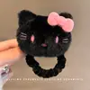 Lindo Pinza para el Cabello de Peluche Gato Kt Rojo Vino Dulce Corazón de Niña Pinza Bb Dibujo Animado Versátil Pinza para Flequillo Ins Pinza Popular