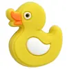 Bolígrafo Serie de Animales de Dibujos Animados Lindos Decoración con Cuentas DIY Parche Grueso Perforado Doble Cara de Pegamento Suave Cuentas Enfocadas Cuentas Sueltas Accesorios