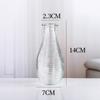Vaso de Vidro Simples Escandinavo Transparente Mini Vaso de Flor Hidropônico Pequeno Flores Frescas Secas Enfeites de Decoração para Casa