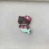Linda Sirena con Brillo Kt Parche de Cuero con Lentejuelas Pasador Funda para Teléfono Móvil Equipaje Zapatos y Calcetines Accesorios de Material Hecho a Mano Di