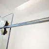 Cabina de Ducha con Puerta Corredera Lineal con Herrajes de Acero Inoxidable 304, Personalizada para Proyectos de Alojamientos y Hoteles de Comercio Exterior Transfronterizo