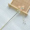 Pasador de Perlas y Flores para Mujer, Accesorios para el Cabello de Estilo Chino Nuevo de Nicho de Alta Gama, Pasador, Pasador de Estilo Antiguo, Pasador