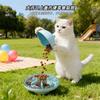 Juguete para Gatos Basculante Bola Dispensadora de Comida Ajuste Multinivel Juguete para Perros Alimentador Lento Auto-Placer y Alivio del Aburrimiento Juguete para Mascotas