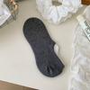 Primavera e Verão 2025 Novo Cor Sólida Cordão Boca Rasa Meias Invisíveis Meias de Algodão Antiderrapante de Silicone Fino Respirável Estilo Japonês Feminino