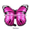 Cross border novo rosa amor tamanho borboleta alumínio folha balão fada aniversário decoração rosa azul balão borboleta