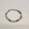 Pulsera Violeta Natural Pulsera de Perlas Redondas de Jade Seda Dorada de Xinjiang Pulsera de Círculo Único para Hombres y Mujeres Joyería de Pulsera de Jade
