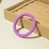 Pulseras Creativas de Moda Transfronterizas Europeas y Americanas Pulseras Elásticas de Bambú Coloridas Dopamina para Mujeres