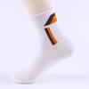 Suministros del Fabricante Calcetines de Media Caña de Primavera Color Sólido Etiqueta Pequeña Transpirables Casuales de Algodón Calcetines de Algodón para Adulto para Hombre Venta al por Mayor
